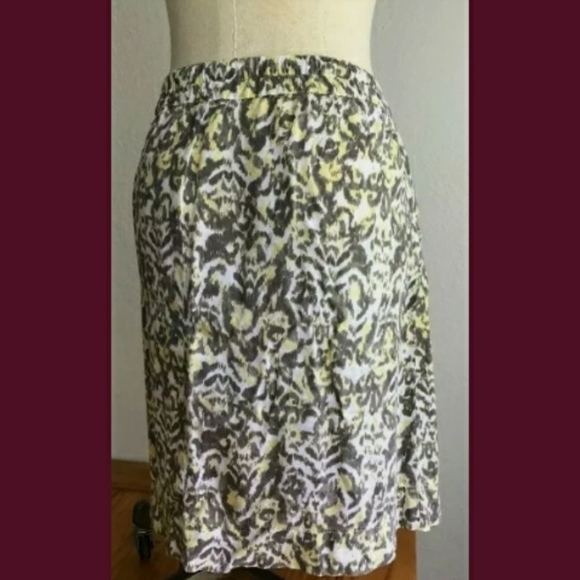 Eddie Bauer Women's Drawstring Leopard Print Skirt - Picture 2 of 3
